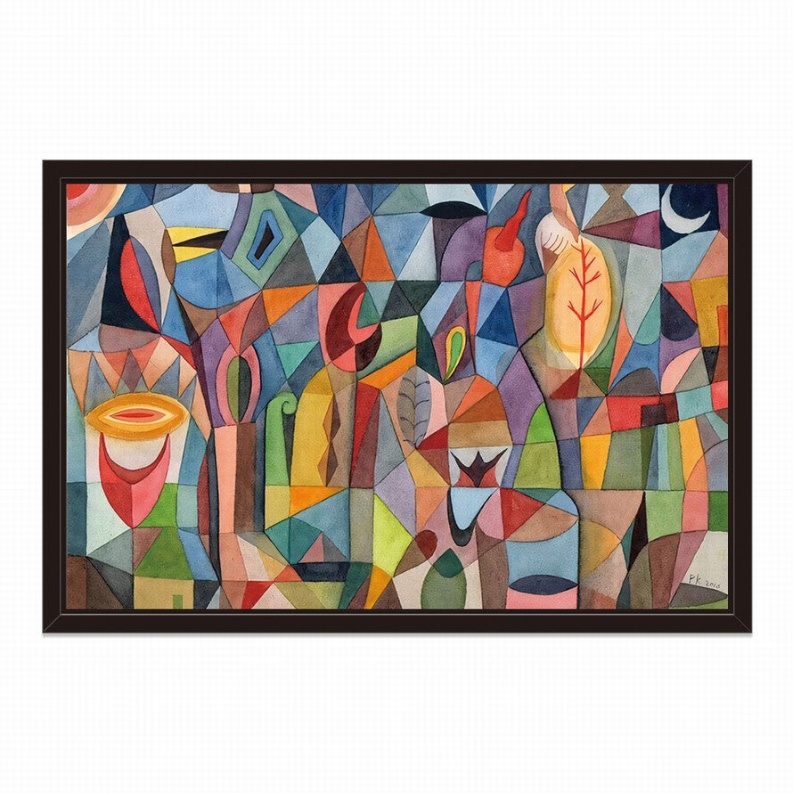 Vibrant Tapestry: Colorful Echoes Wall Art