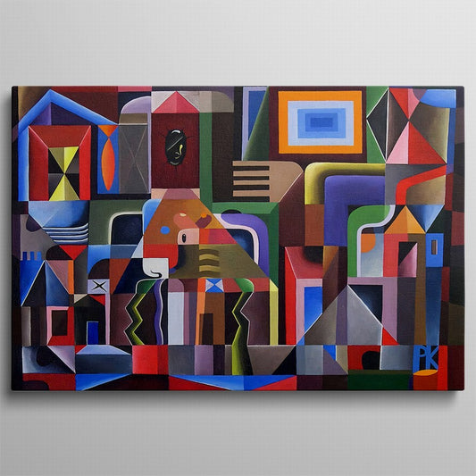 Spectrum Dance, Patterned Bliss Wall Art