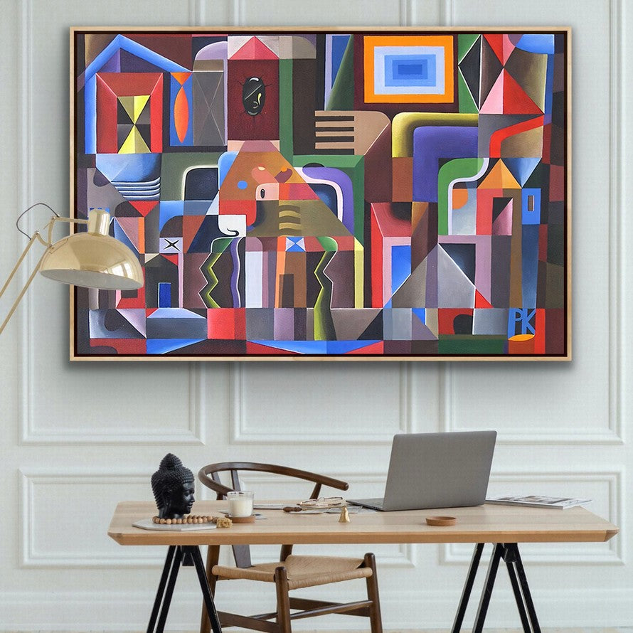 Spectrum Dance, Patterned Bliss Wall Art