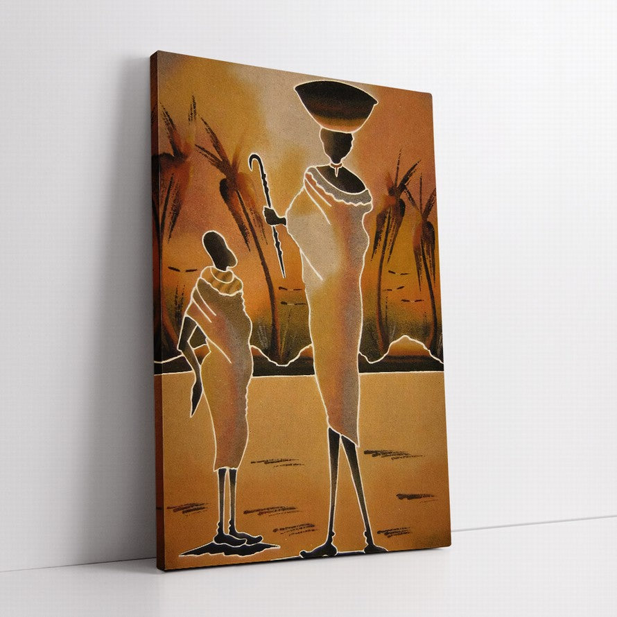 African Elegance, Lady's Essence Canvas