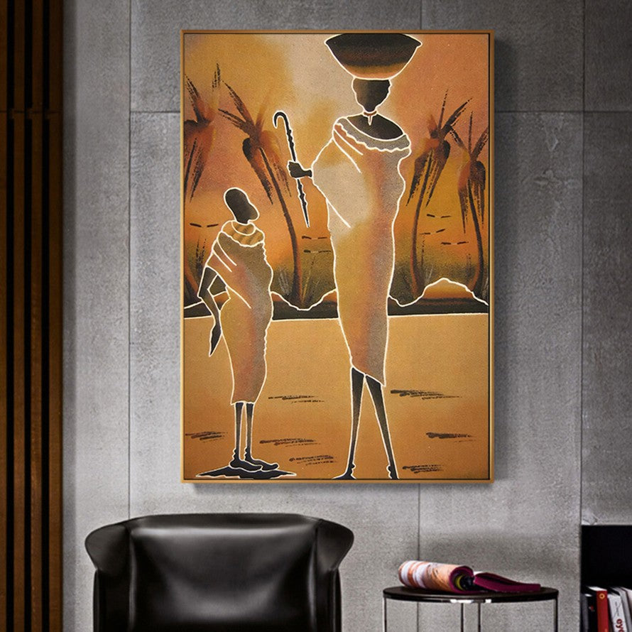 African Elegance, Lady's Essence Canvas
