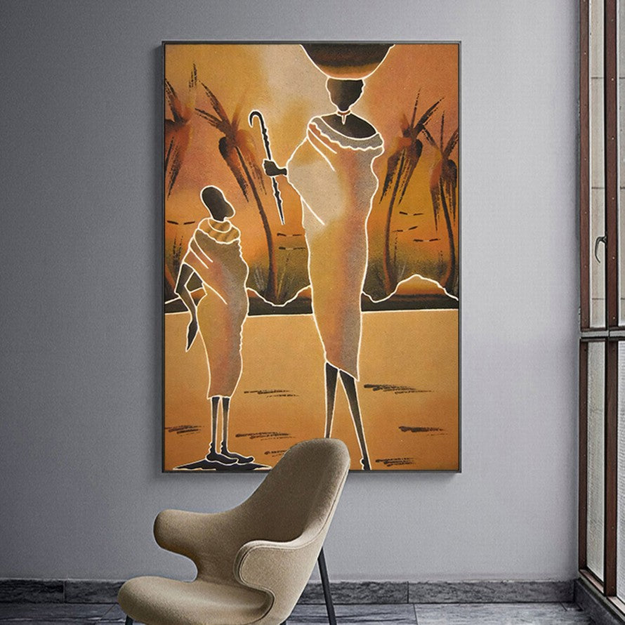 African Elegance, Lady's Essence Canvas
