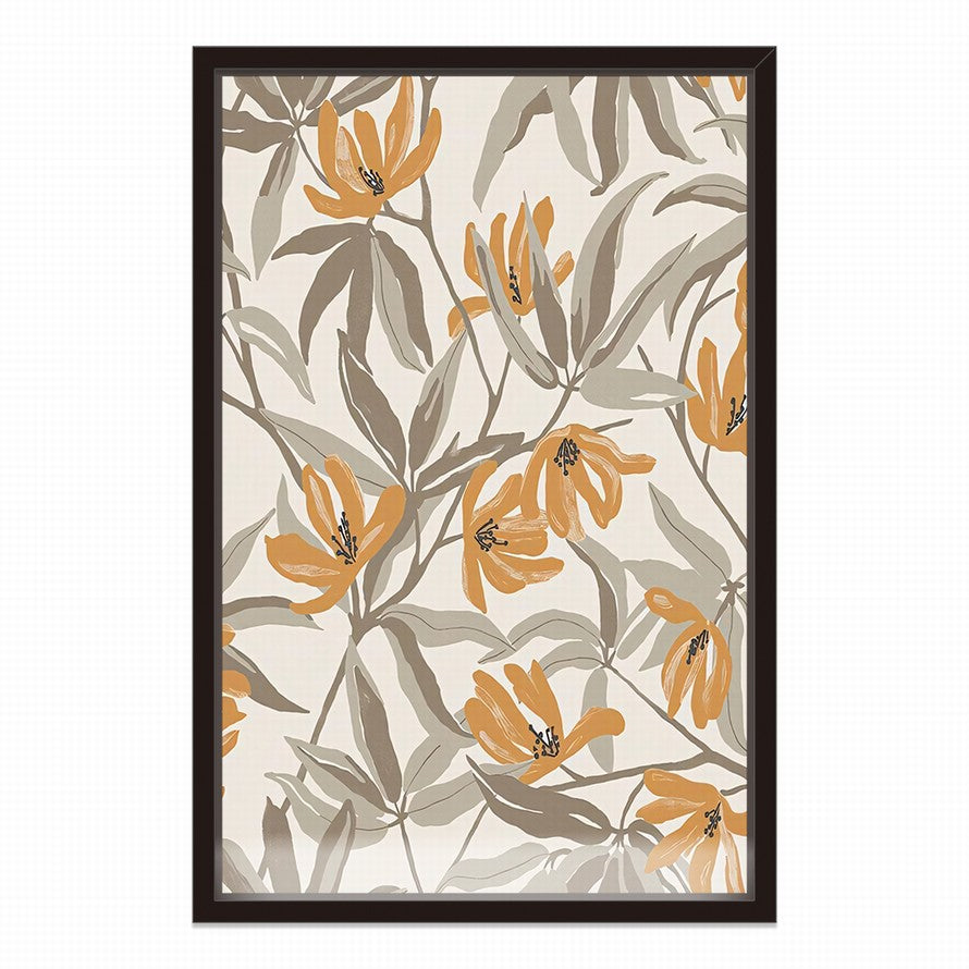 Neutral Harmony, Botanical Elegance Canvas