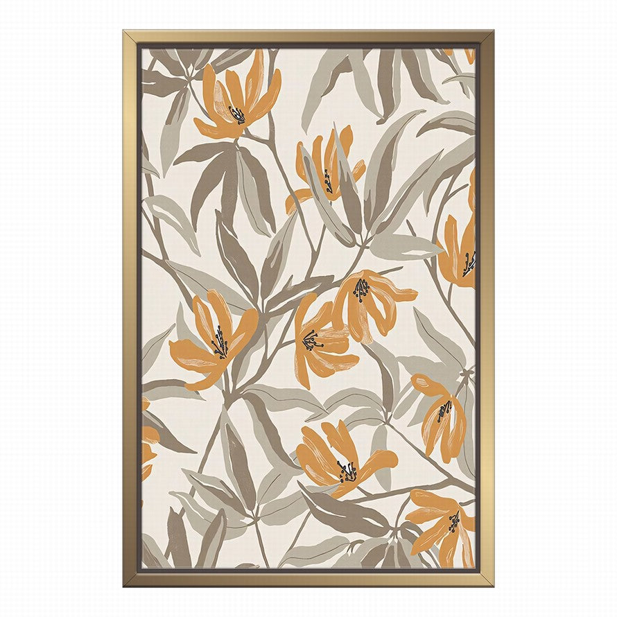 Neutral Harmony, Botanical Elegance Canvas