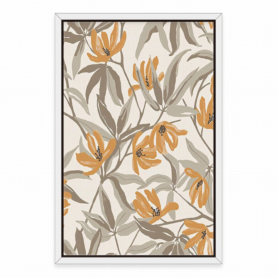 Neutral Harmony, Botanical Elegance Canvas