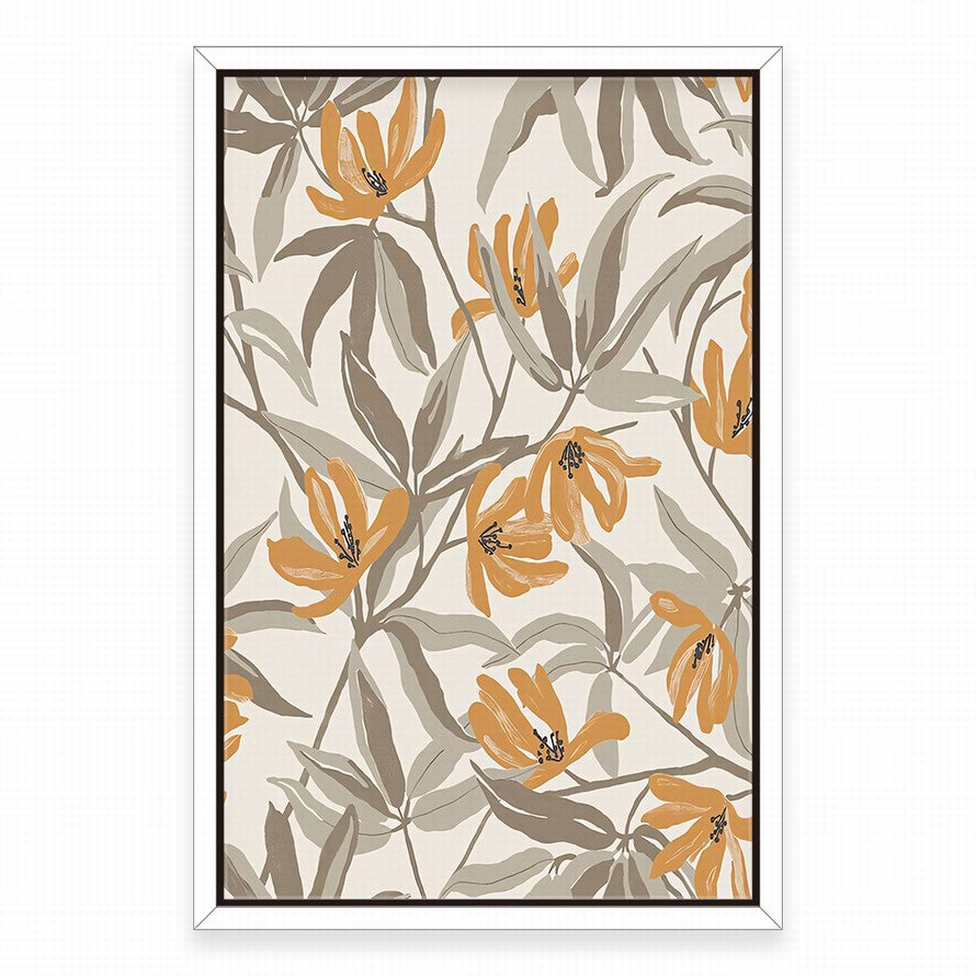 Neutral Harmony, Botanical Elegance Canvas