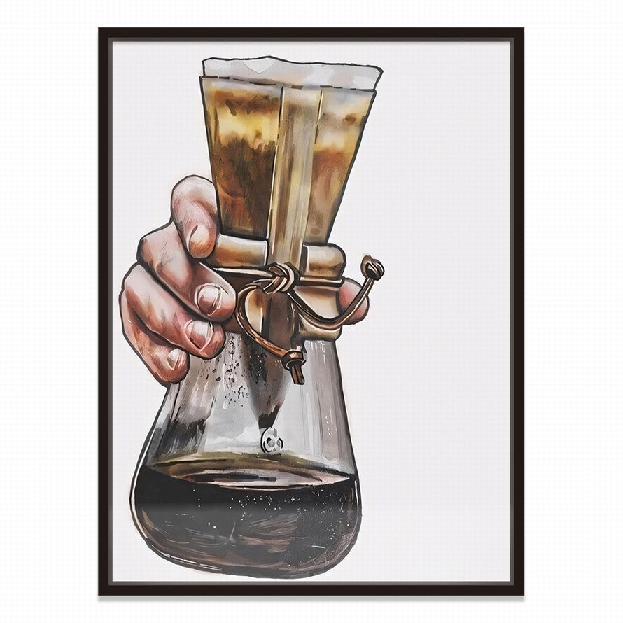 Coffee Filter, Gentle Hold Oil Canvas