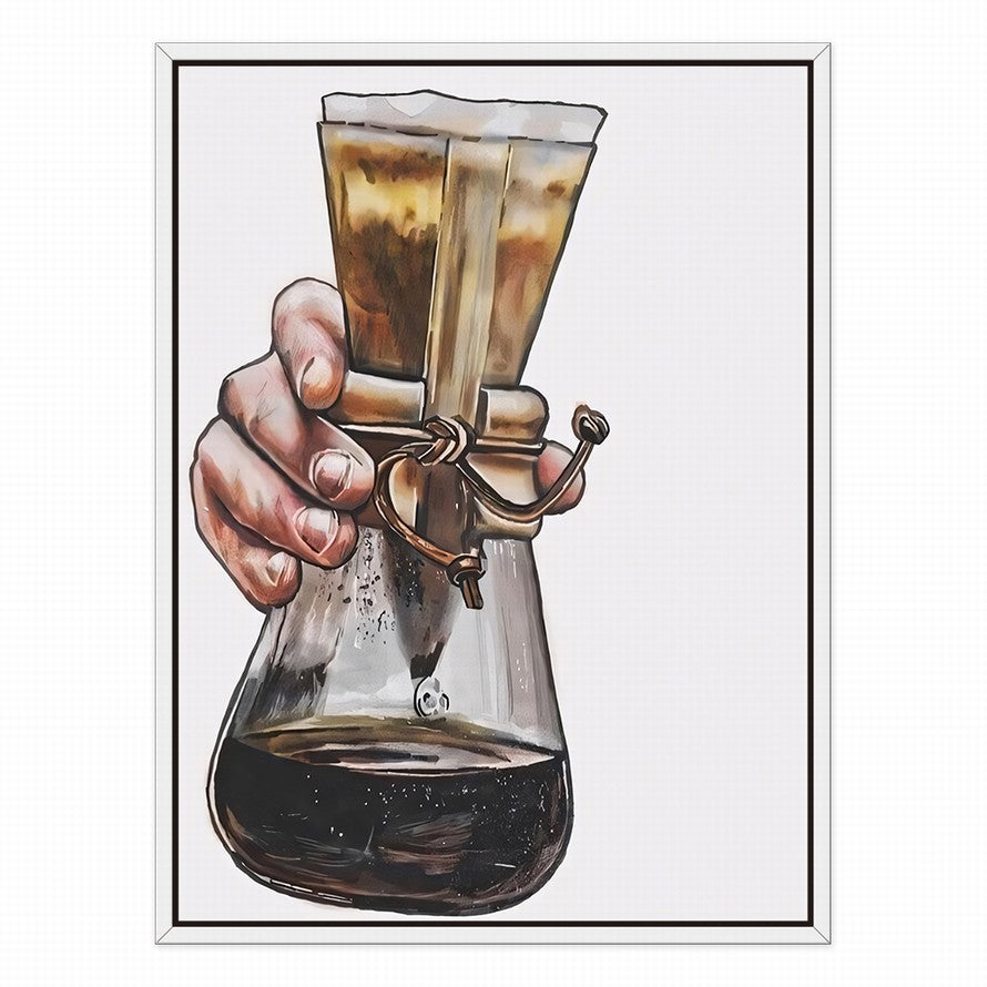 Coffee Filter, Gentle Hold Oil Canvas