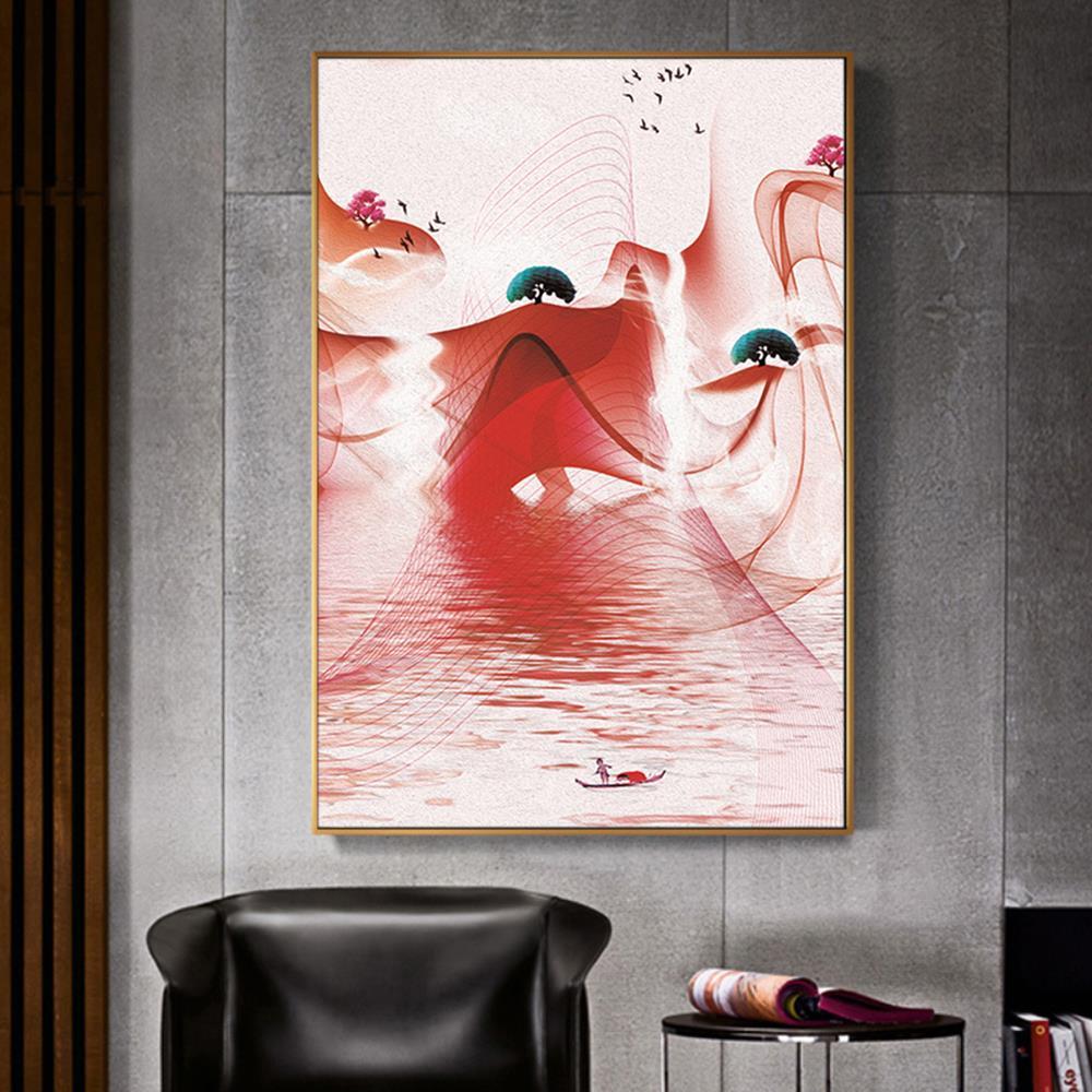 Red Art Painting Home Decoration Canvas