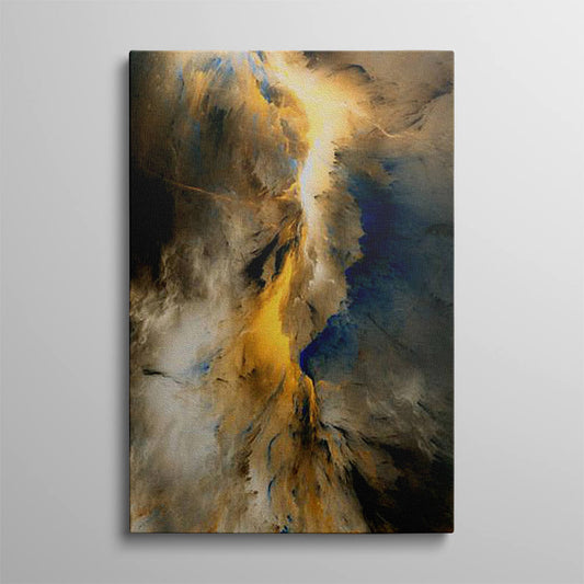 Thunder Gold Oil Painting