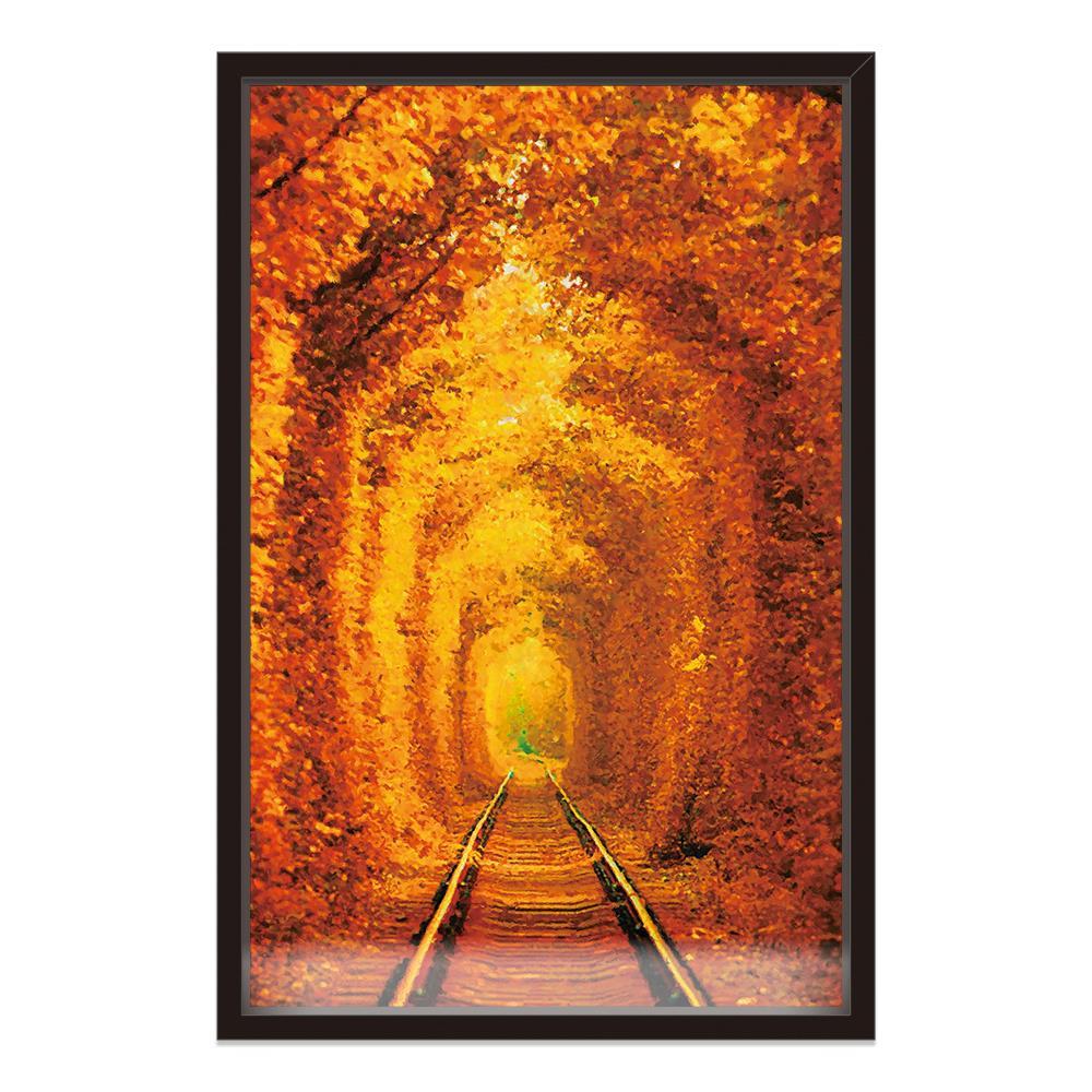 Golden Blaze of Trees Home Decoration Canvas