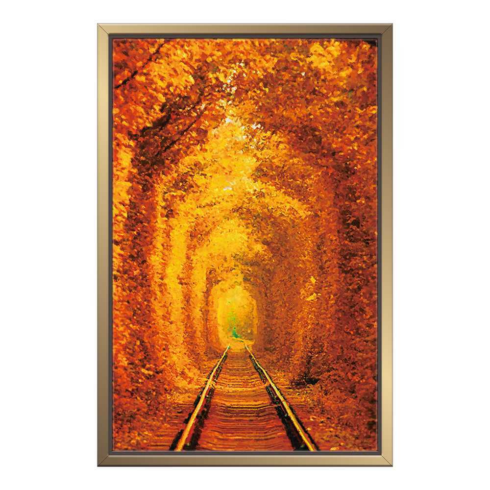 Golden Blaze of Trees Home Decoration Canvas