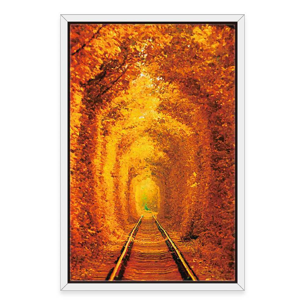 Golden Blaze of Trees Home Decoration Canvas
