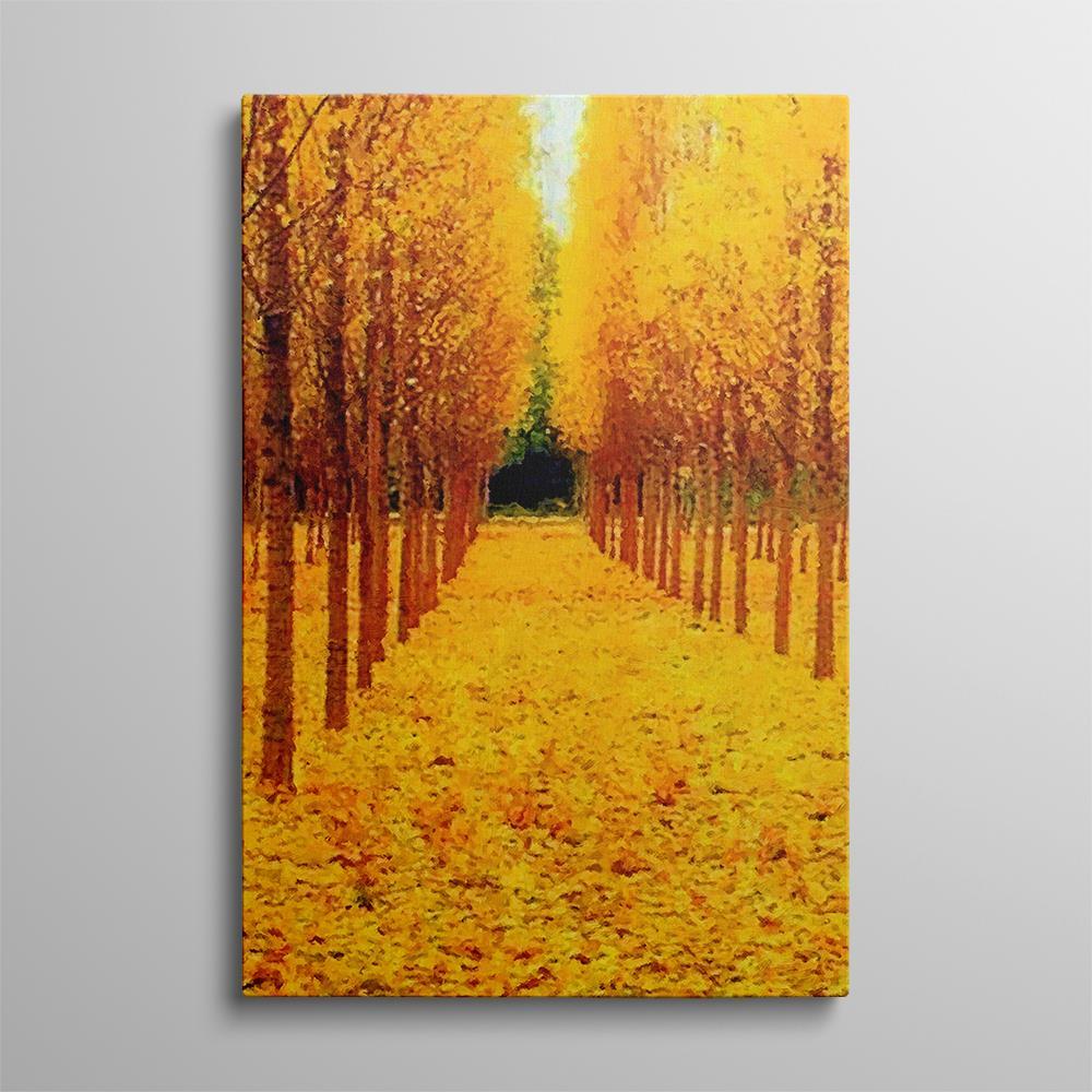 Golden Autumn Trees Home Decoration Canvas