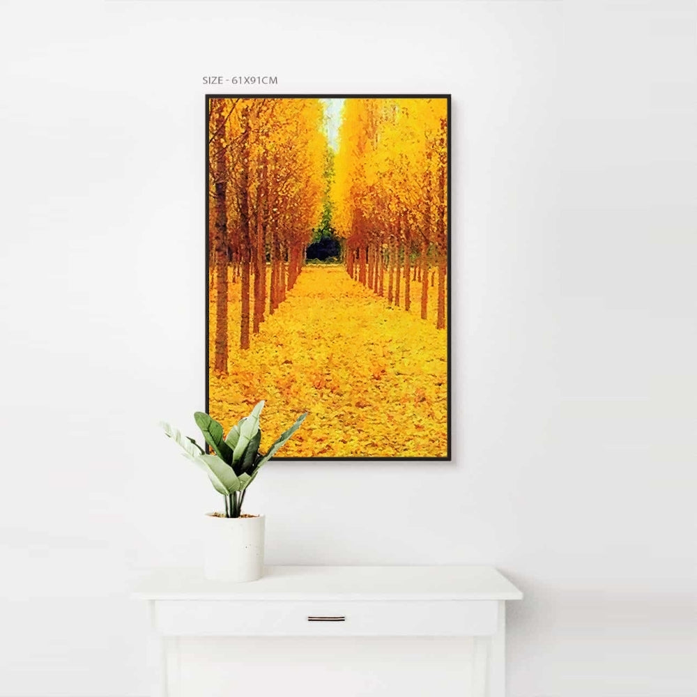 Golden Autumn Trees Home Decoration Canvas