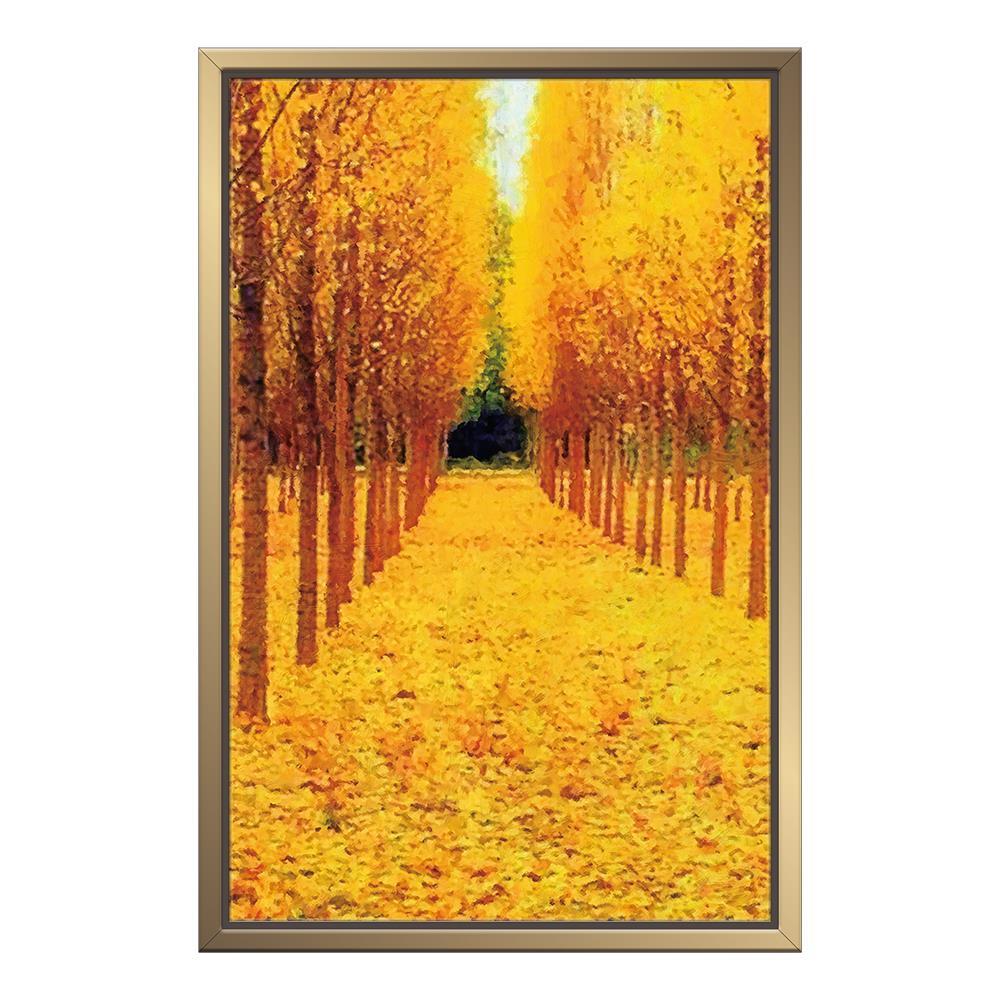 Golden Autumn Trees Home Decoration Canvas