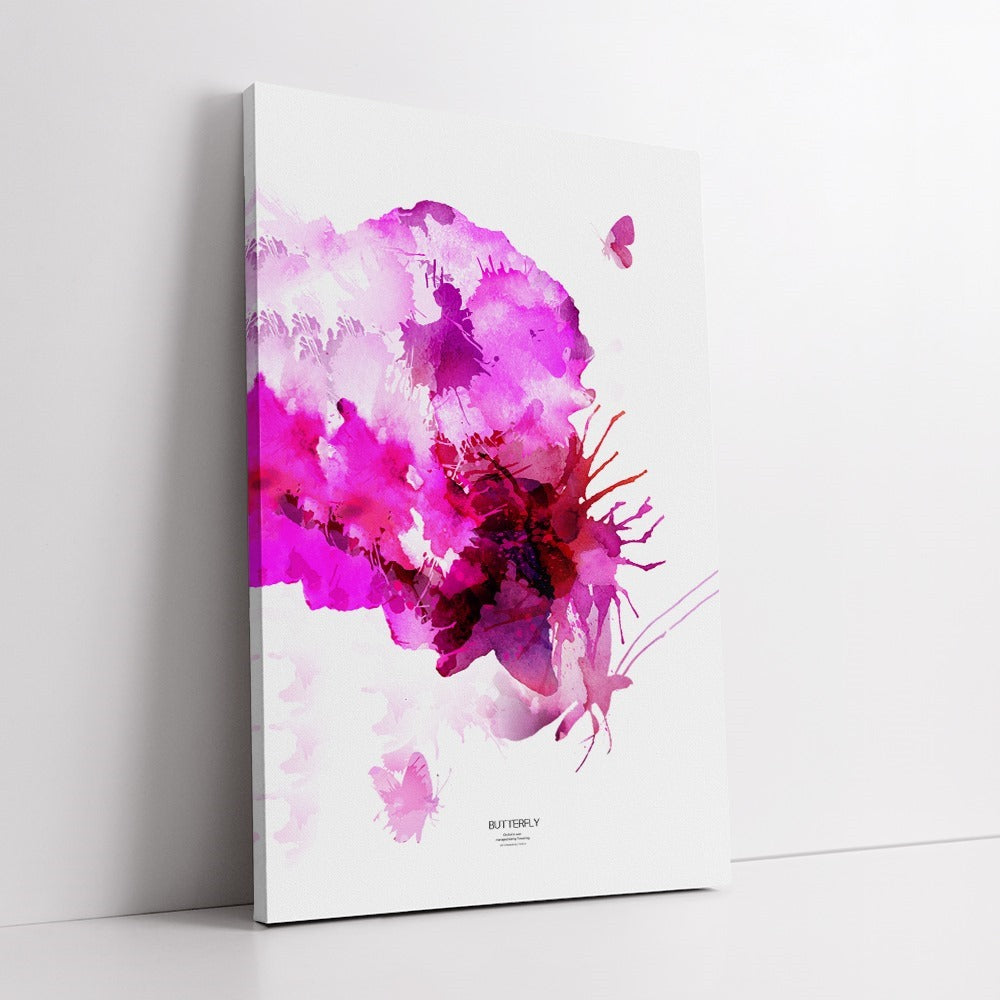 Purple Butterfly Home Decoration Canvas