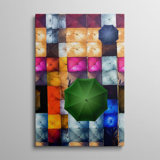 Umbrella Tile Art Home Decoration Canvas