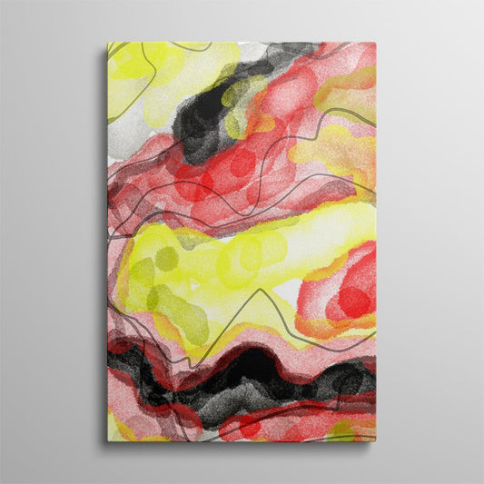 Color Splash Scrawl Home Decoration Canvas