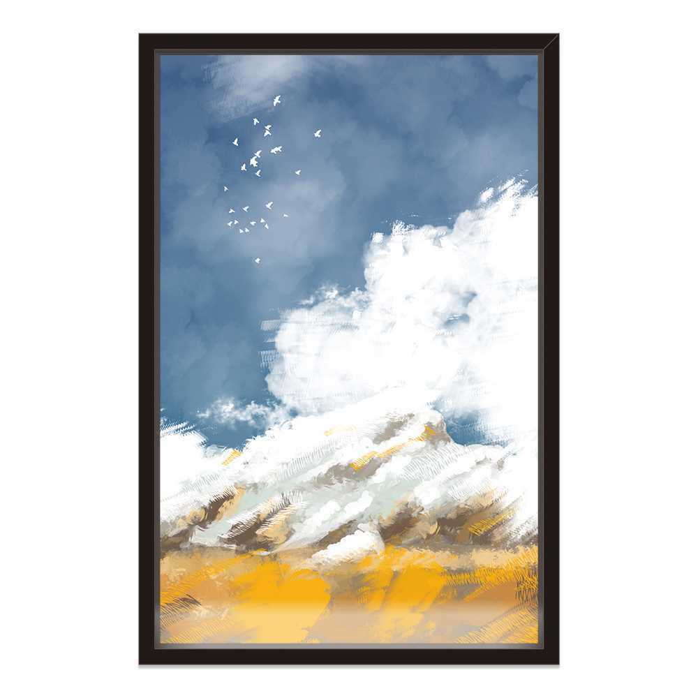 Cloudy Water Color Home Decoration Canvas