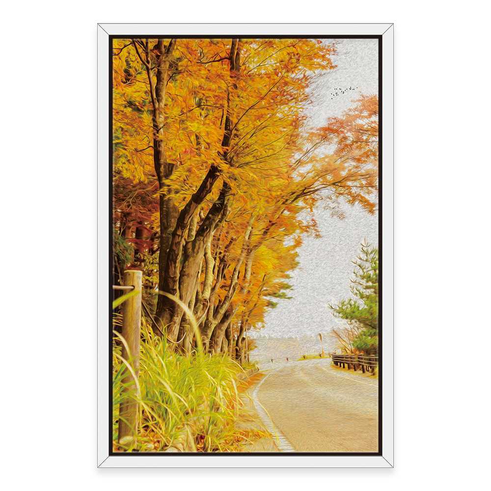 Roadside Tress Decor  Home Decoration Canvas