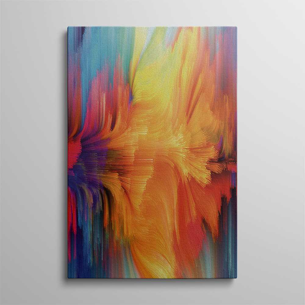 Blended Art Colors Home Decoration Canvas