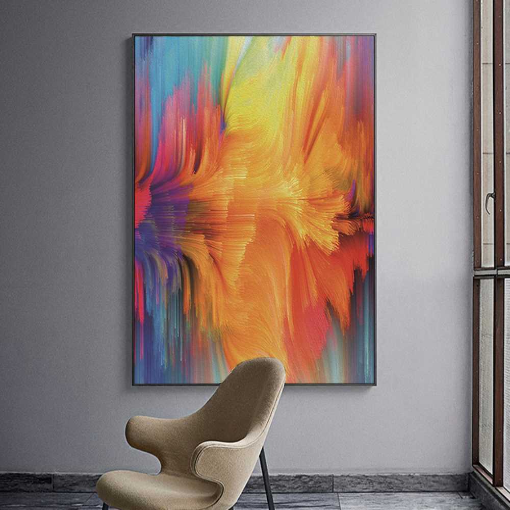 Blended Art Colors Home Decoration Canvas