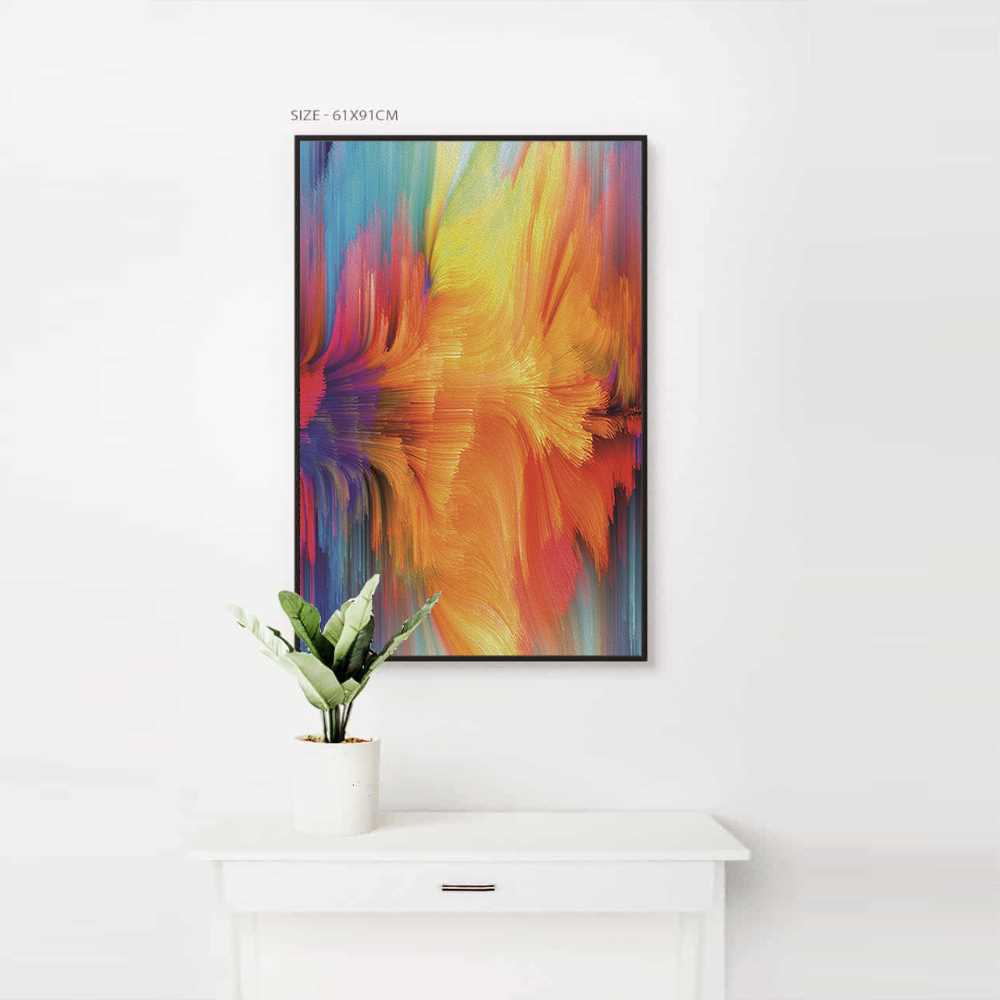 Blended Art Colors Home Decoration Canvas