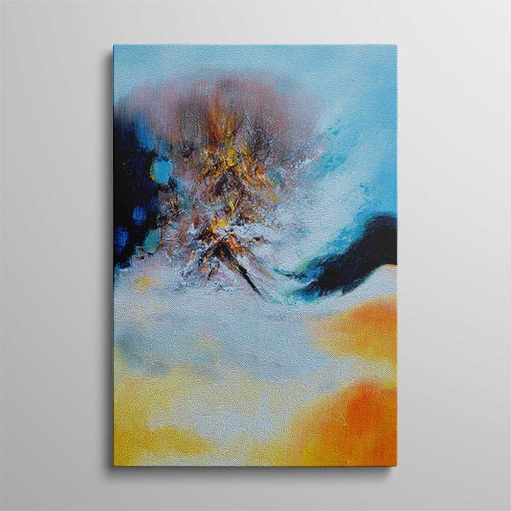 Modern Blended Color Home Decoration Canvas