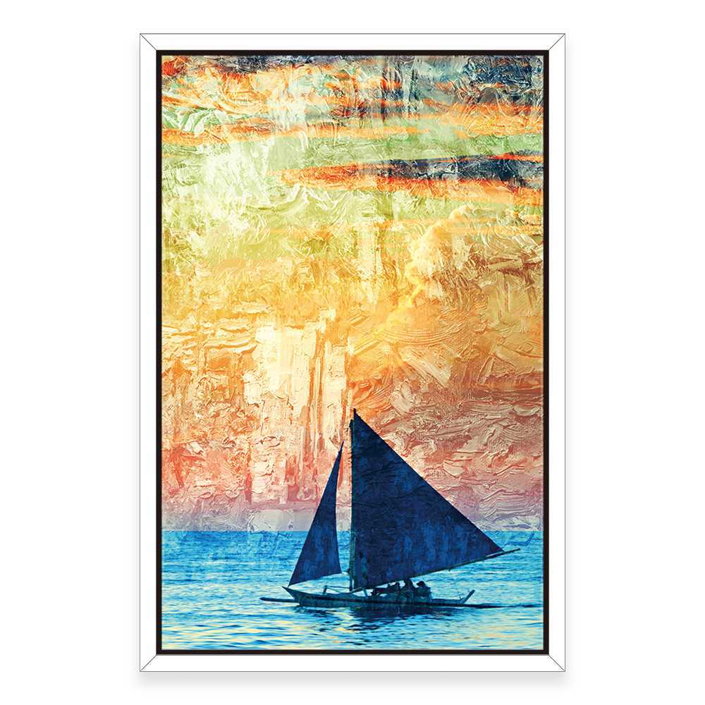 Boat Sailing  Wall Art Home Decoration Canvas