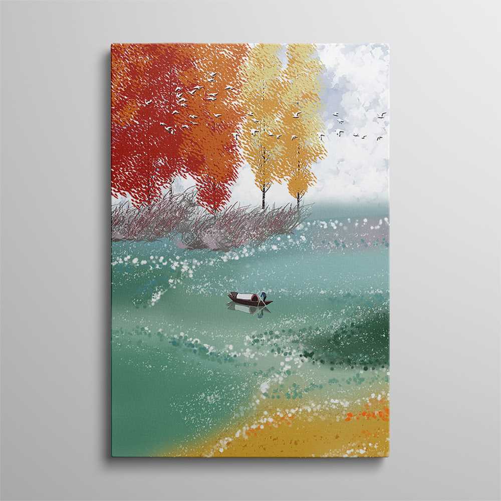 Lake View Art Home Decoration Canvas