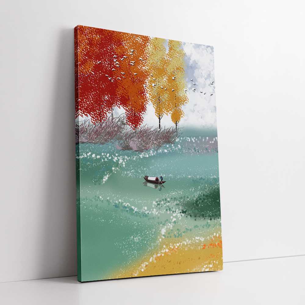 Lake View Art Home Decoration Canvas