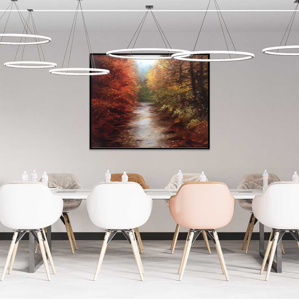 Landscape Painting Forest Spring Water  Art Canvas Prints