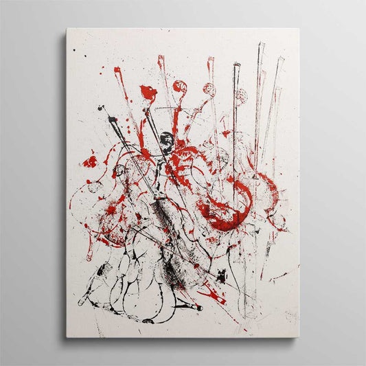 Splash ink RB Color Abstract Canvas