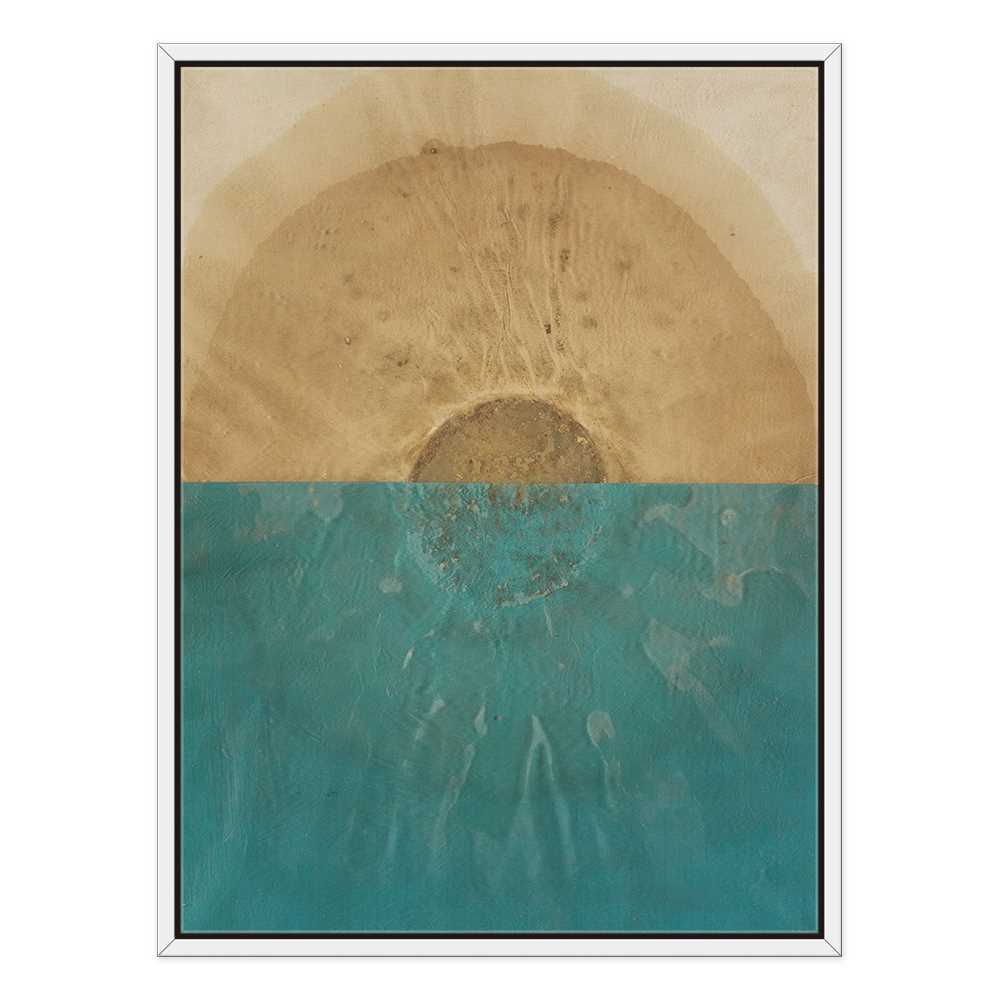 Circled Dust &TopWatery Abstract Canvas