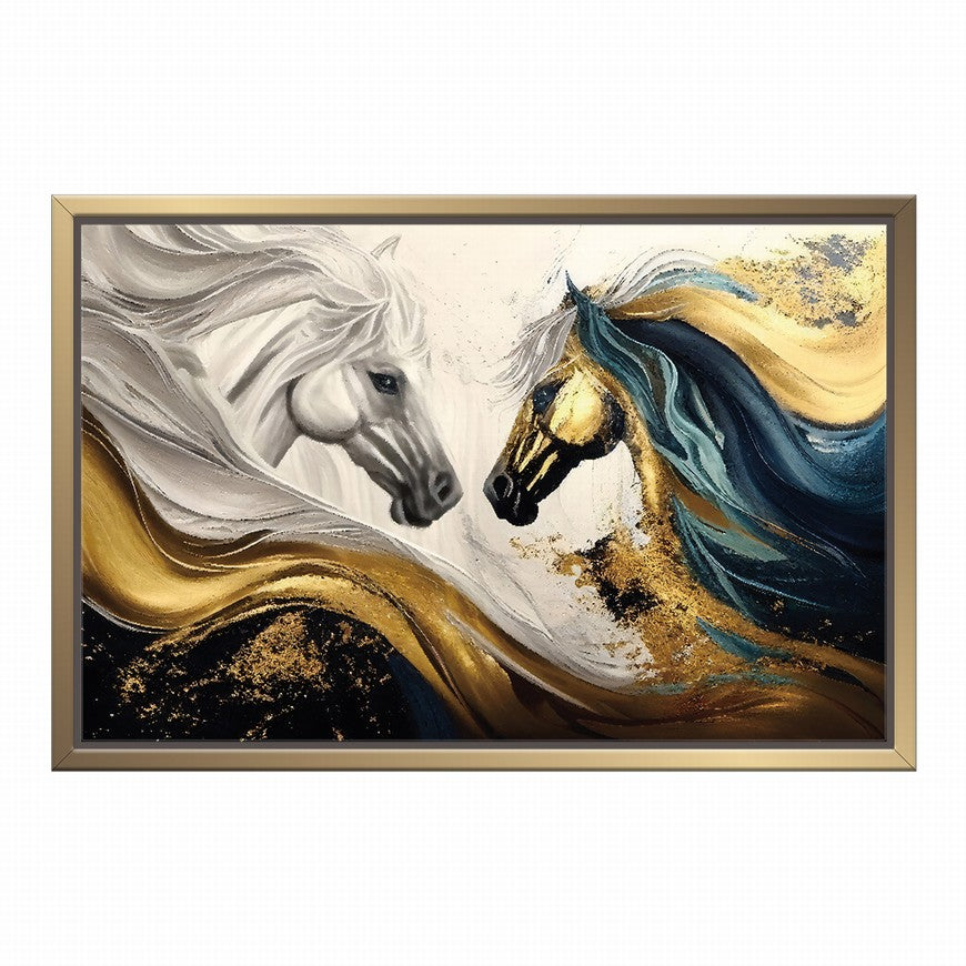 Galloping Grace: Horse Canvas Wall Art