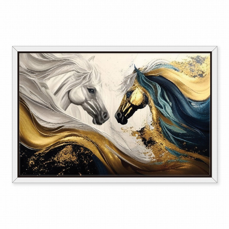 Galloping Grace: Horse Canvas Wall Art