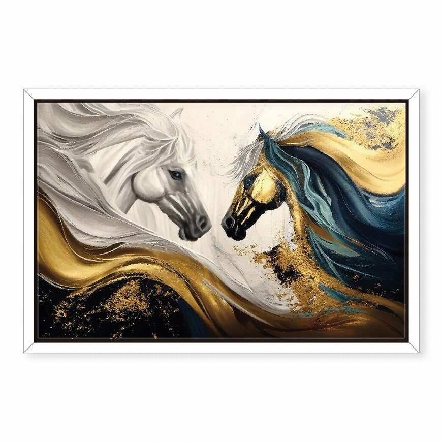 Galloping Grace: Horse Canvas Wall Art