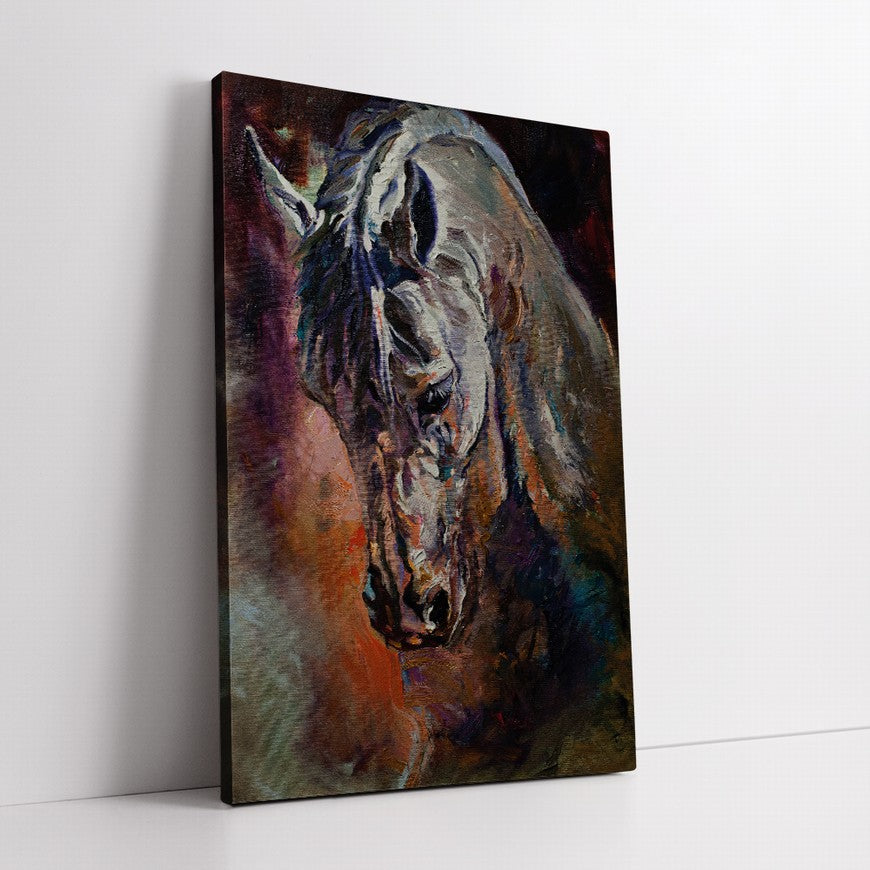 Equestrian Elegance: Home Horse Canvas