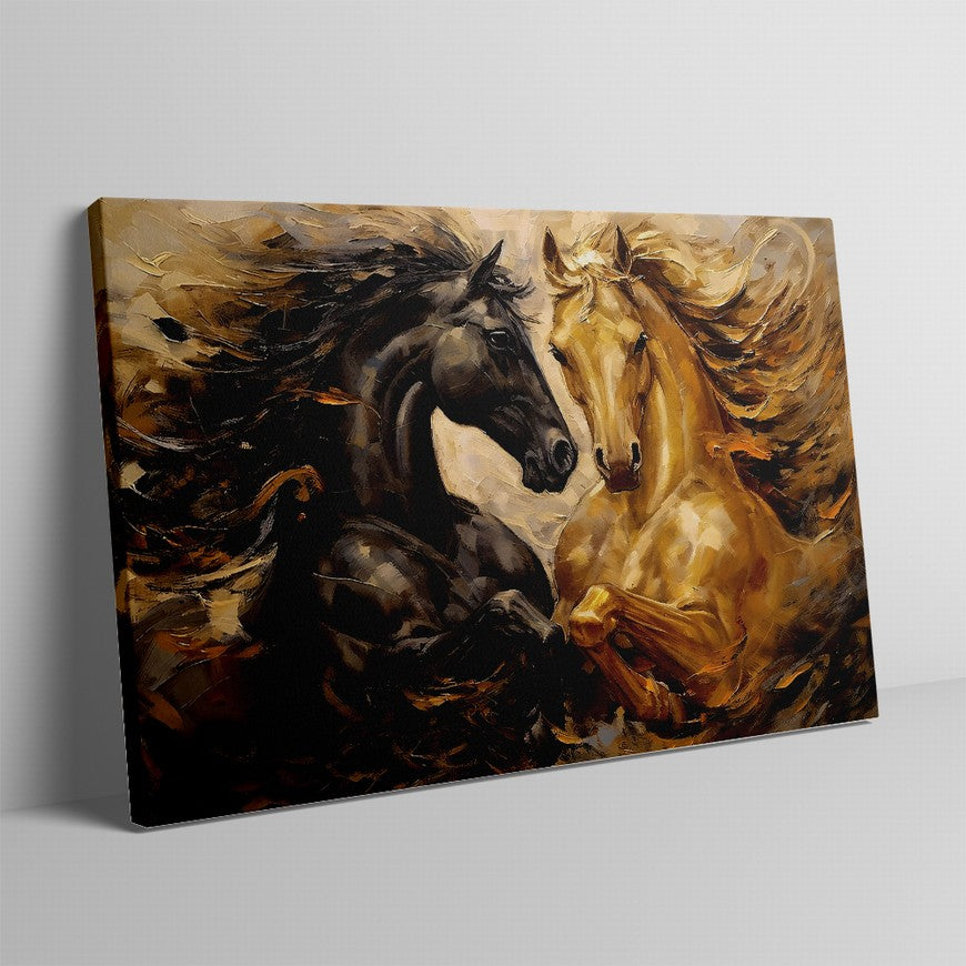 Steed Serenade: Horse Canvas Print