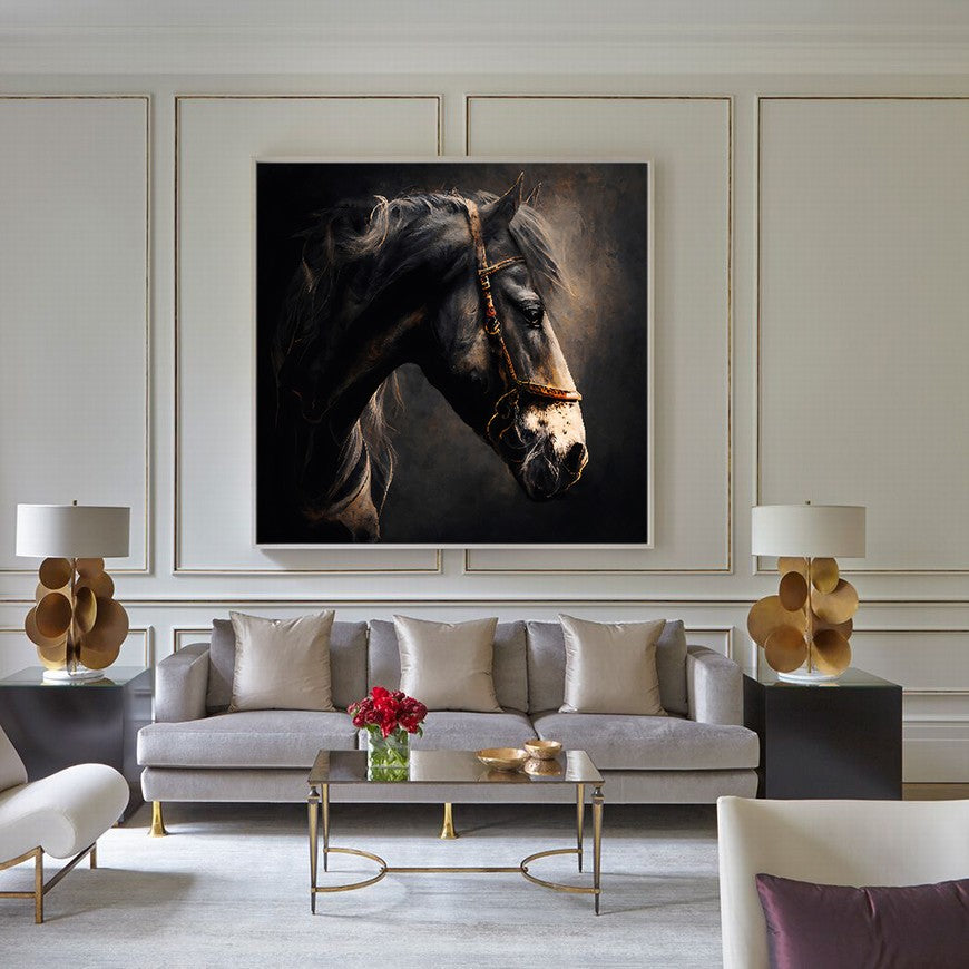 Canter into Comfort: Horse Canvas Art