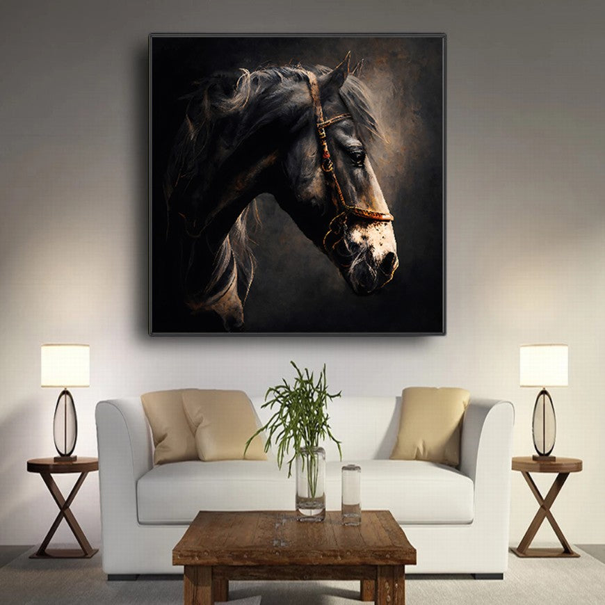 Canter into Comfort: Horse Canvas Art