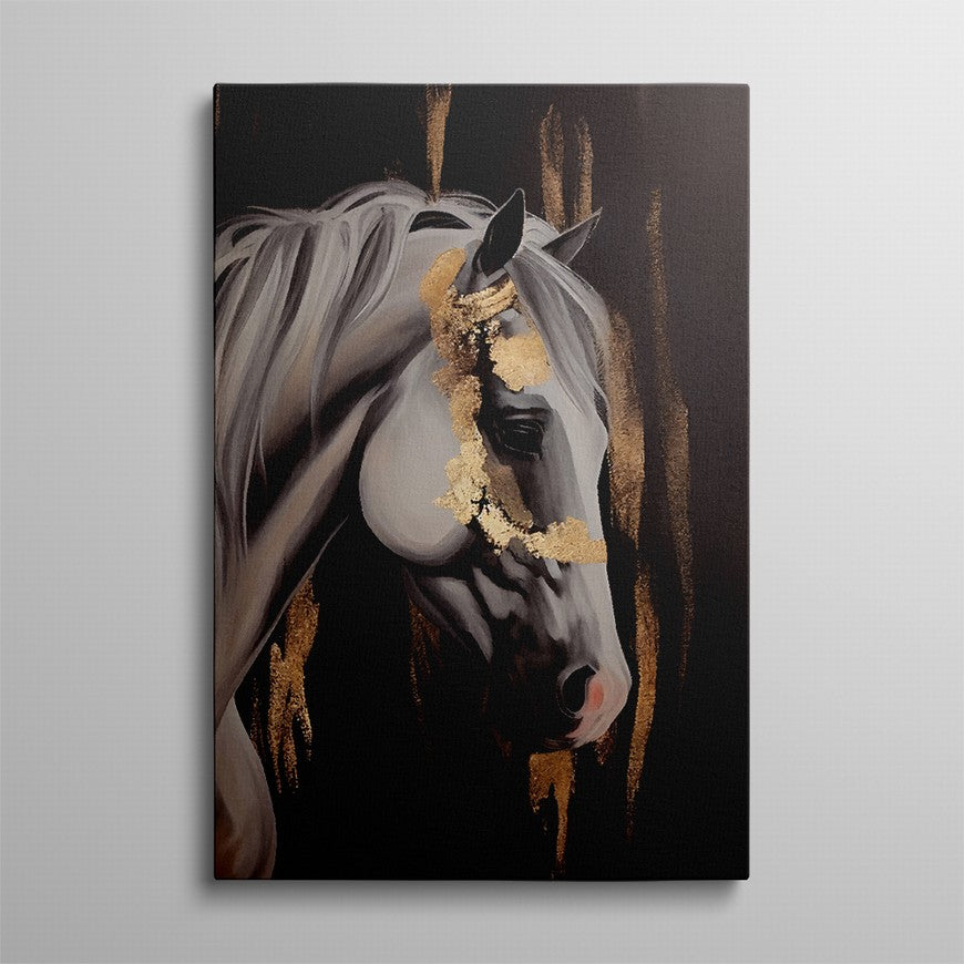 Whispering Winds: Horse Wall Art Piece