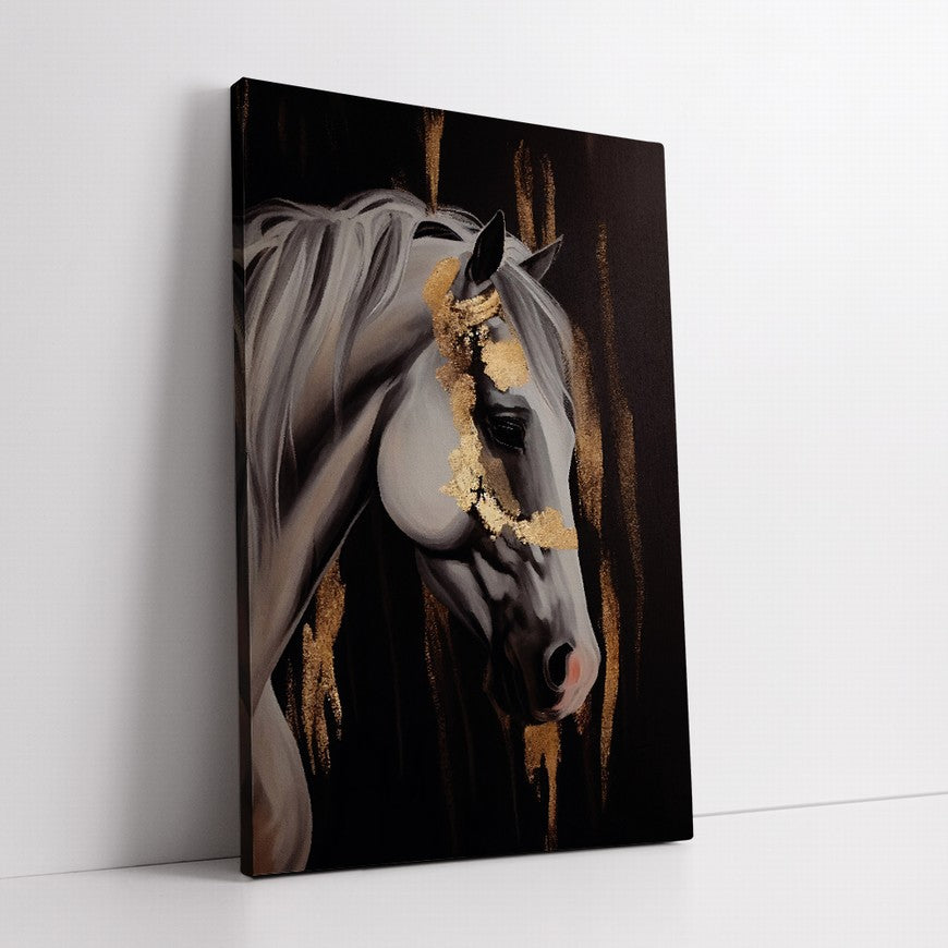 Whispering Winds: Horse Wall Art Piece