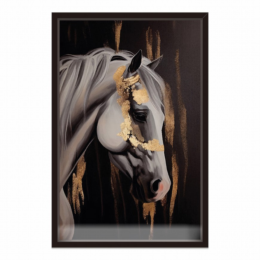 Whispering Winds: Horse Wall Art Piece