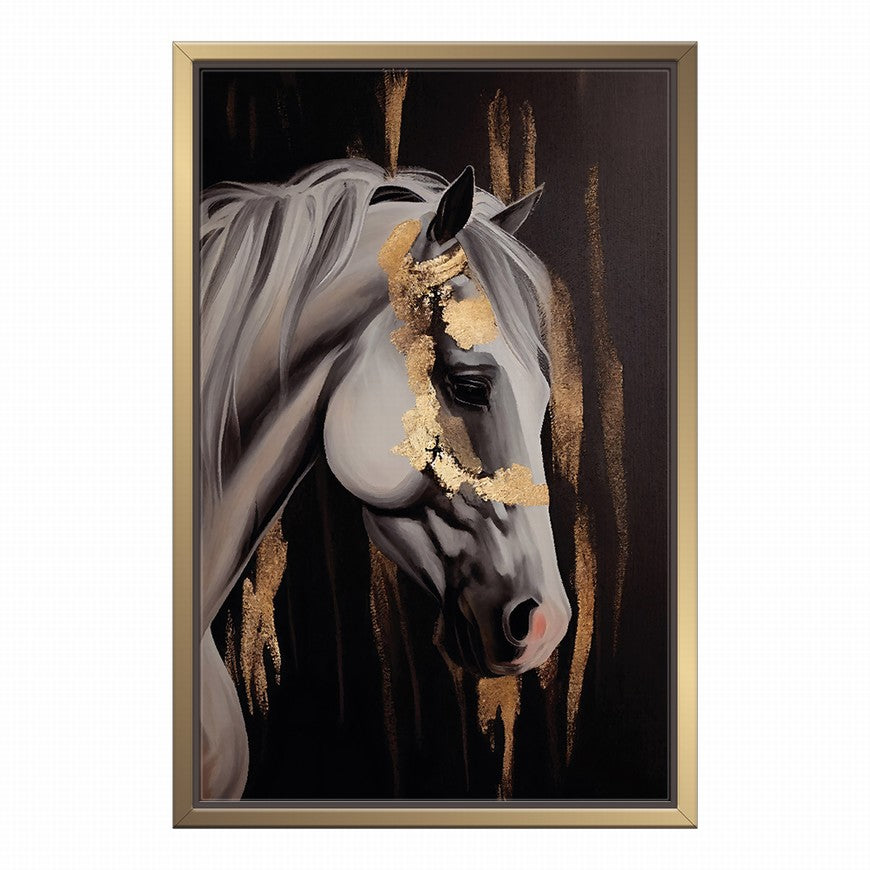 Whispering Winds: Horse Wall Art Piece