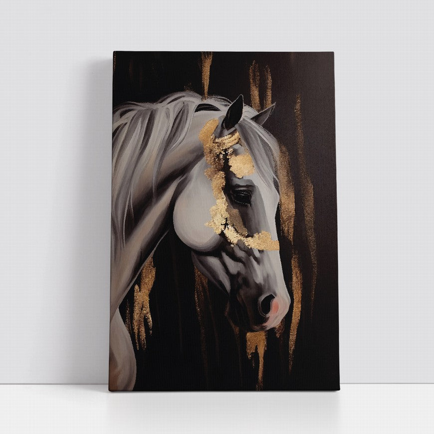 Whispering Winds: Horse Wall Art Piece