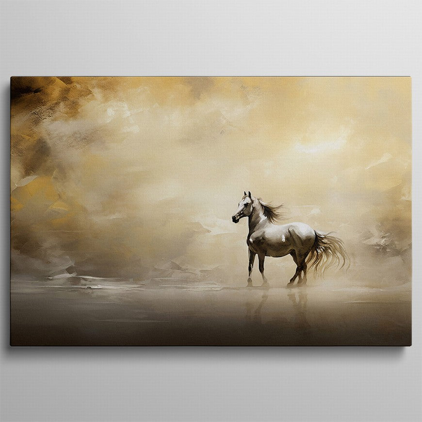 Pasture Portrait: Horse Canvas Painting