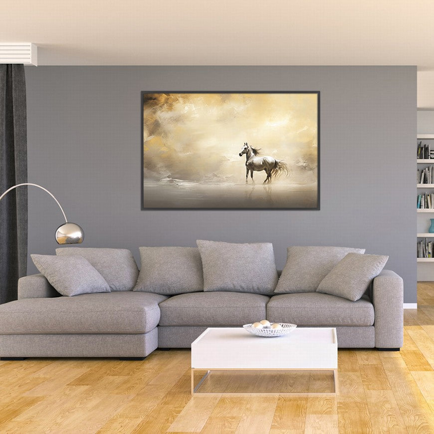 Pasture Portrait: Horse Canvas Painting