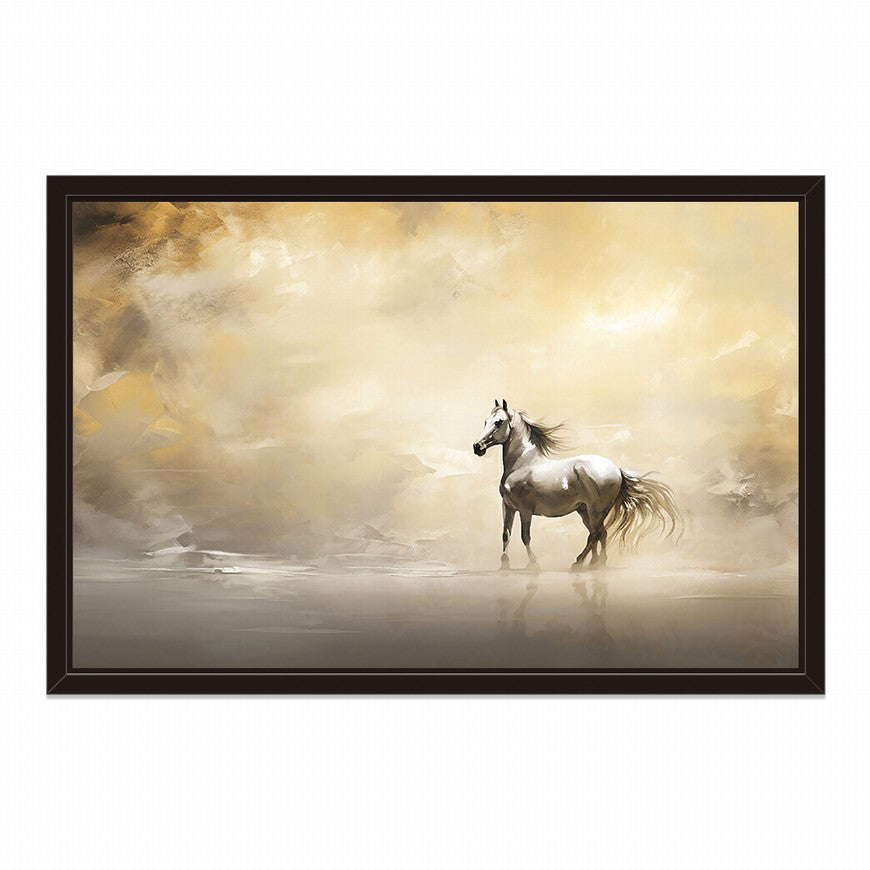 Pasture Portrait: Horse Canvas Painting